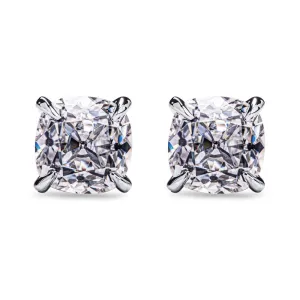 1 CT. Cushion Cut Moissanite Earring Studs