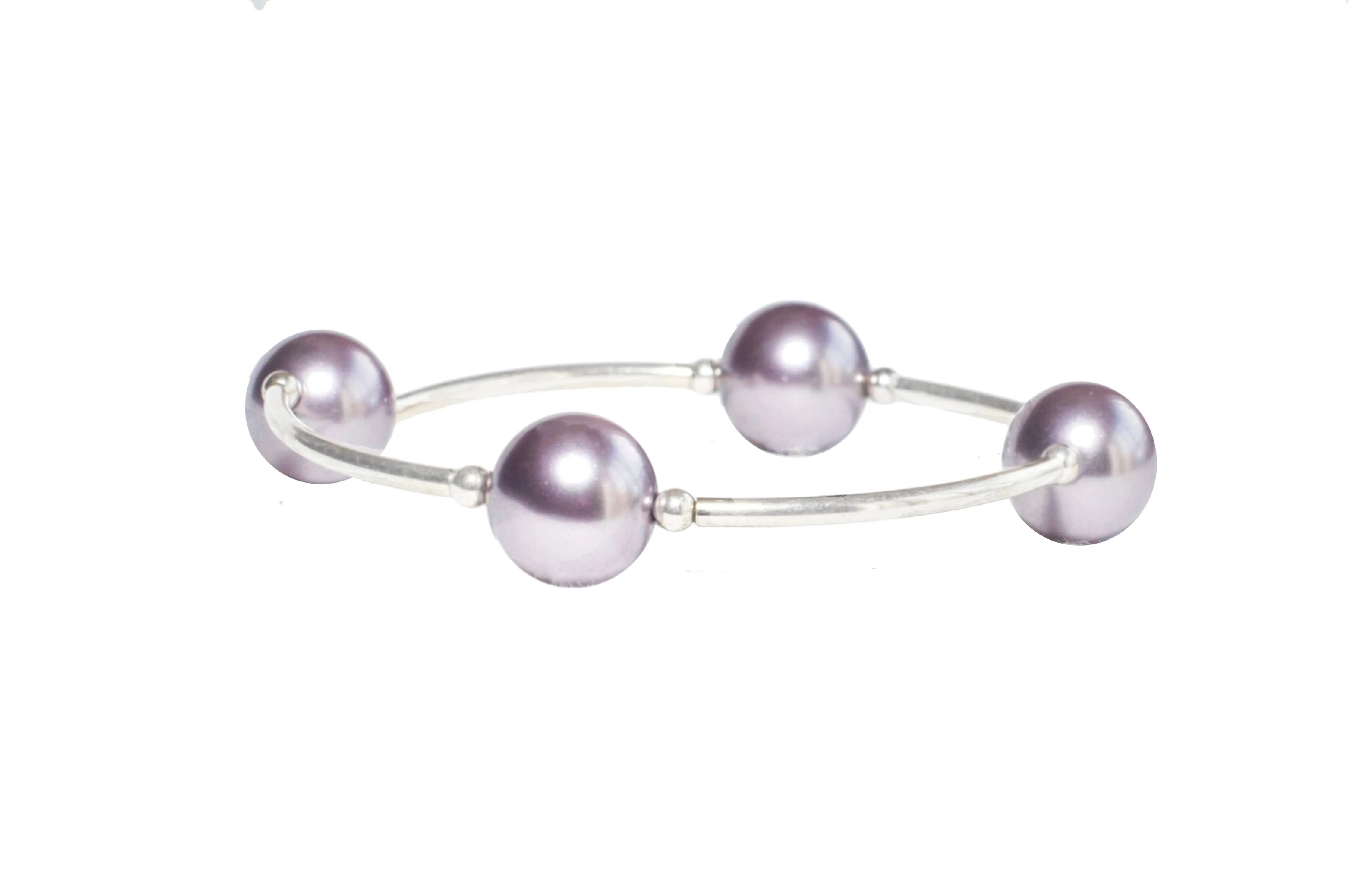 12mm Mauve Pearl Blessing Bracelet