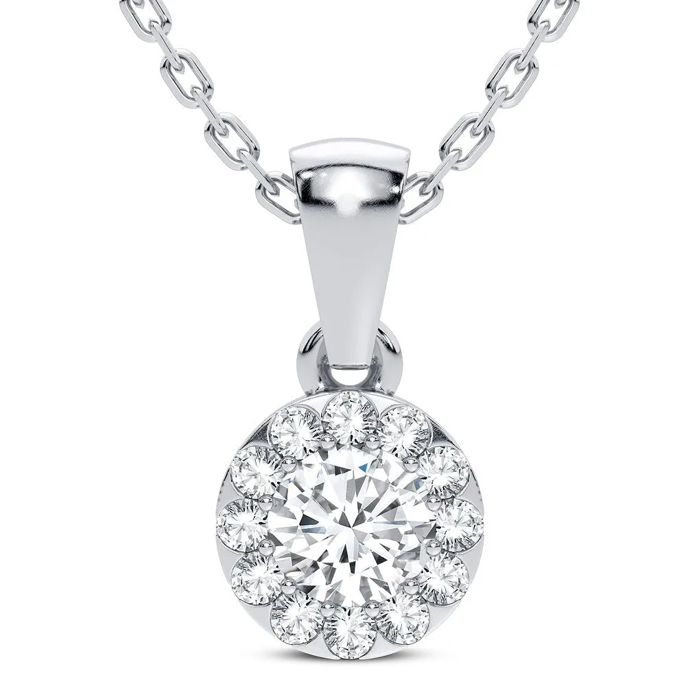 14K 0.27CT DIAMOND PENDANT