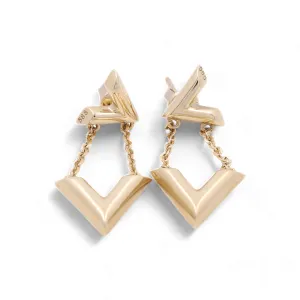 14K Yellow Gold Fashion Women's Earrings