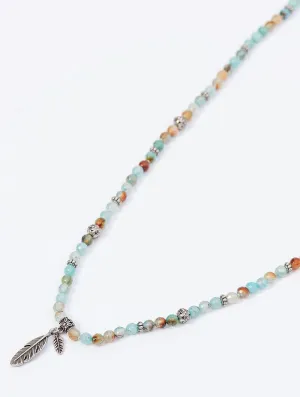 ADNAN NECKLACE IN LIGHT BLUE