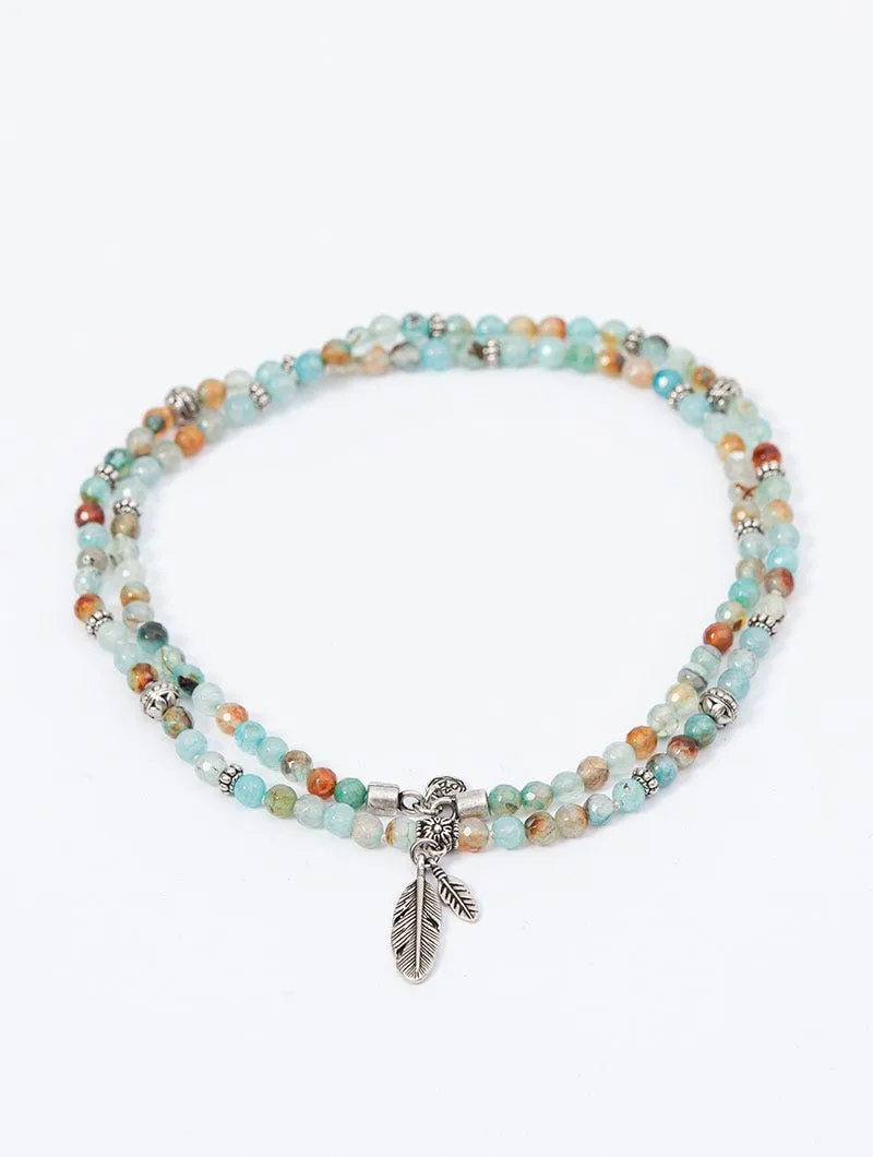 ADNAN NECKLACE IN LIGHT BLUE