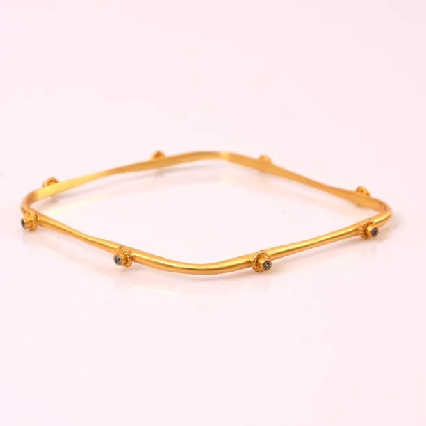 Asiya Gold Plated Bangle Bracelet - MOST SOLD