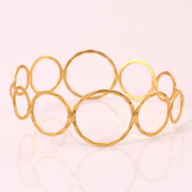 Asiya Gold Plated Bangle Bracelet - MOST SOLD