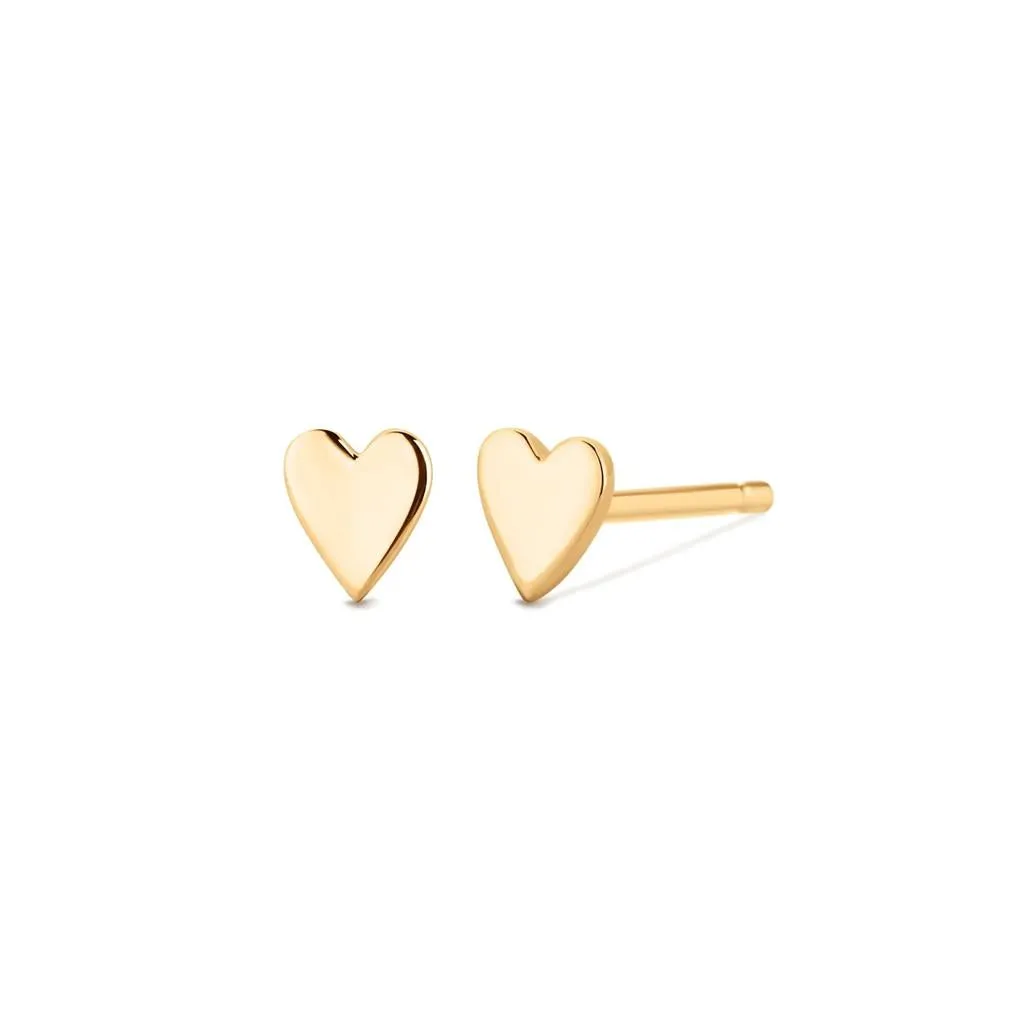 Aurelie Gi Minnie Heart Stud Earrings