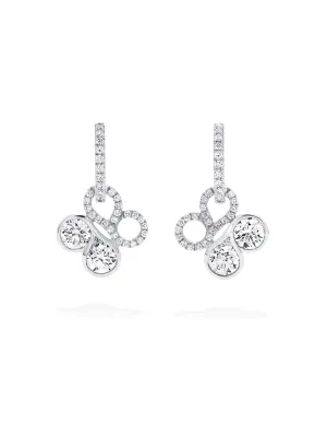 Be Boodles White Gold Diamond Earrings