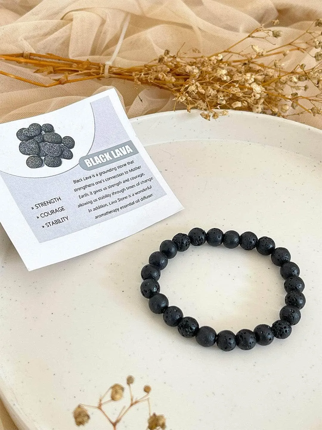 Black Lava Bracelet