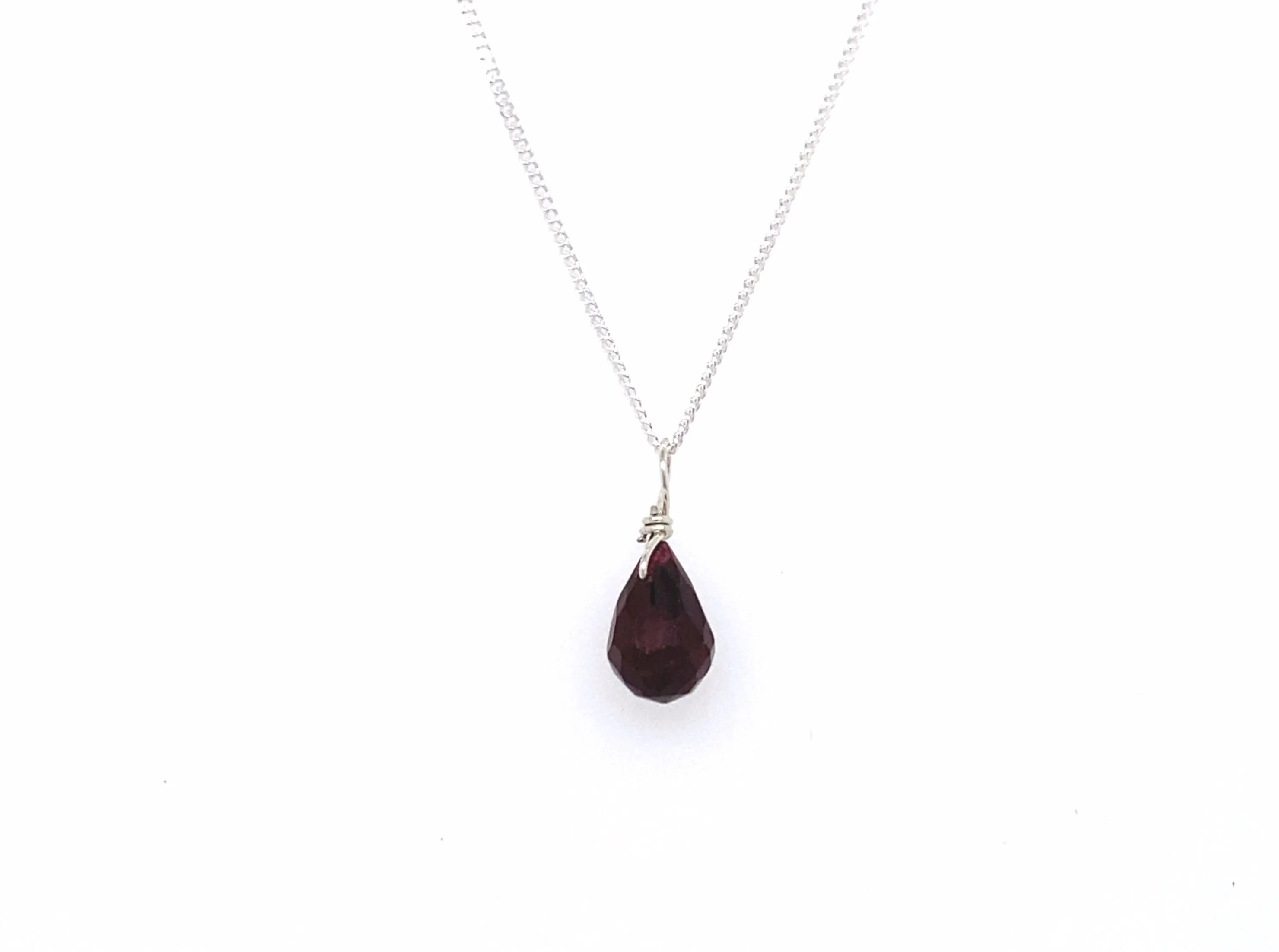 Bohemian Birthstone - January - Garnet Necklace