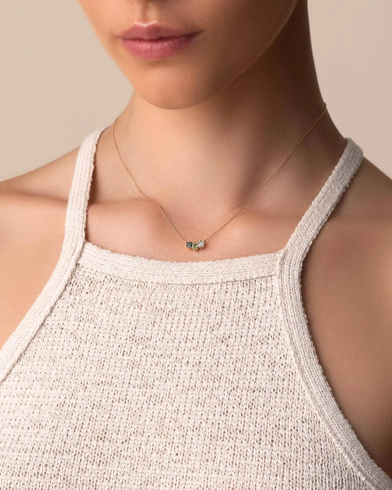 Cierra Green Ombre Mini Bar Pendant