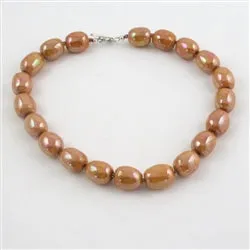 Classic Orange Necklace Kazuri Fair Trade Beads