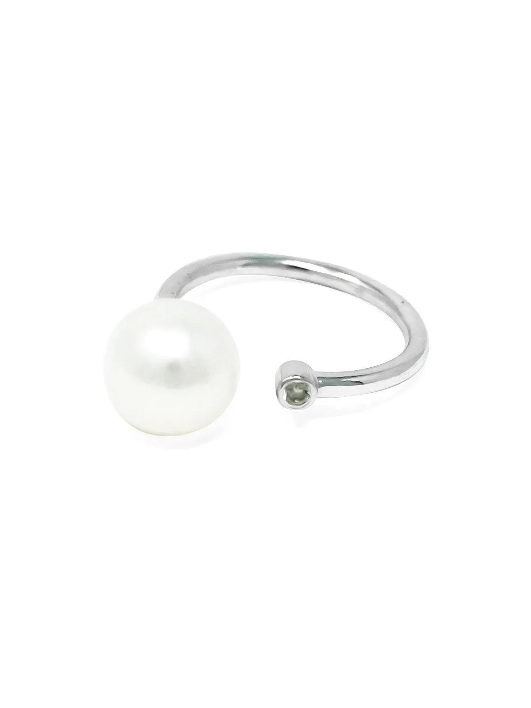 Classic Pearl Blush Sterling Silver Ring