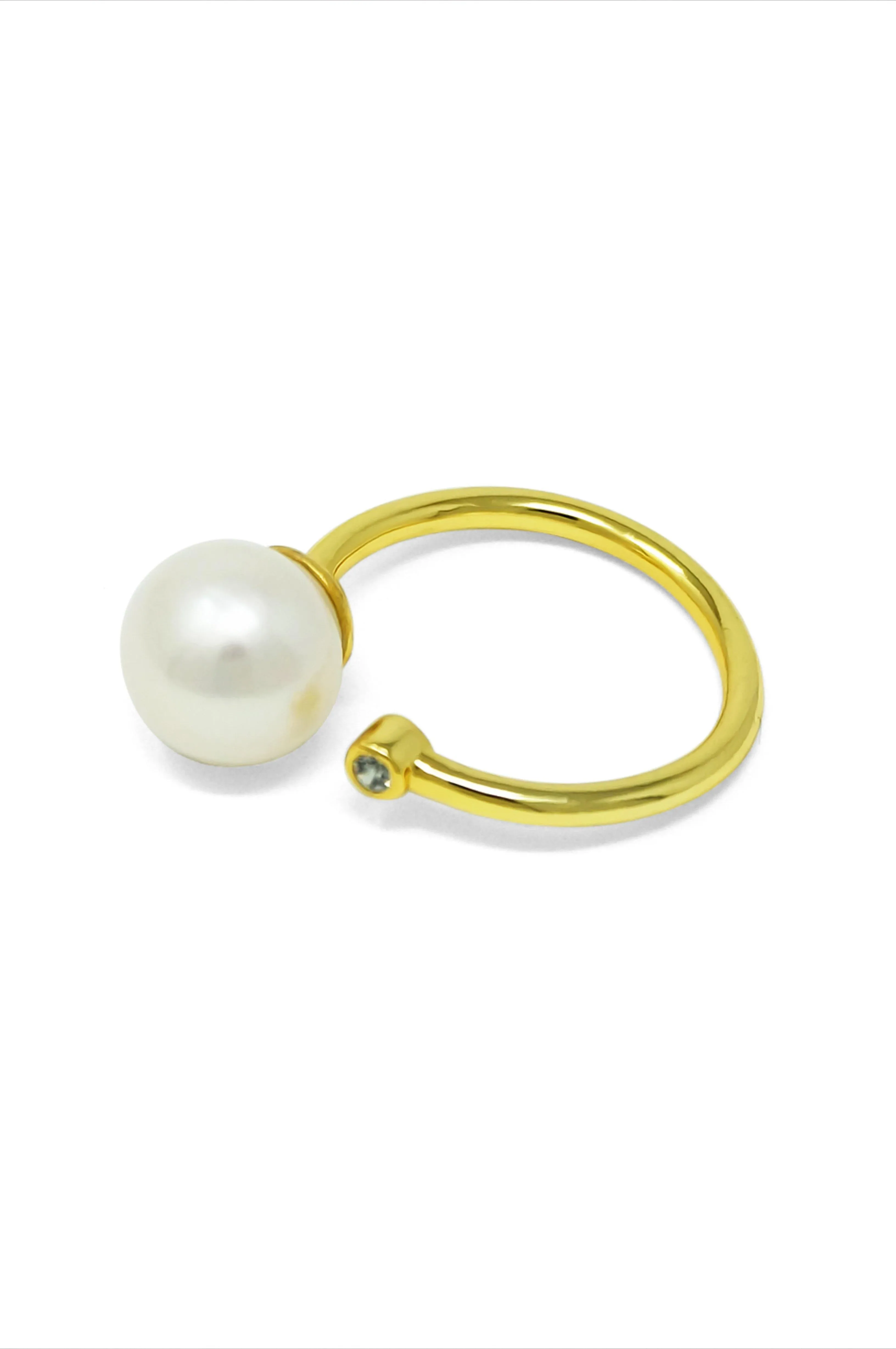 Classic Pearl Blush Sterling Silver Ring