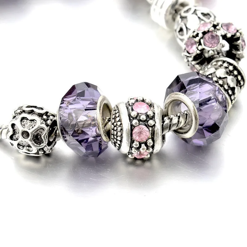 Crystal Charm Bracelet