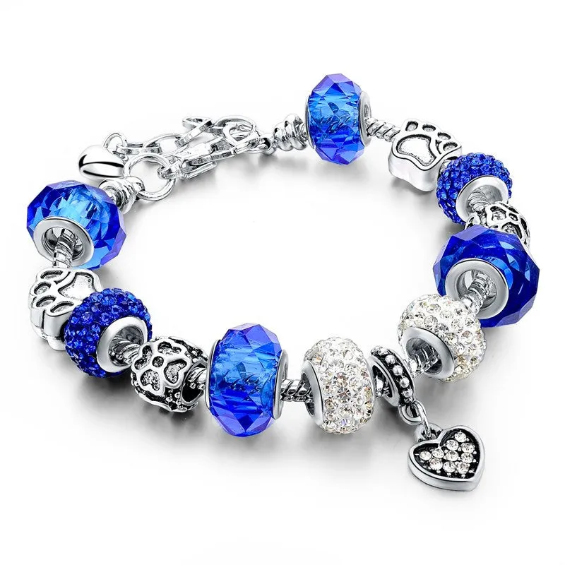 Crystal Charm Bracelet