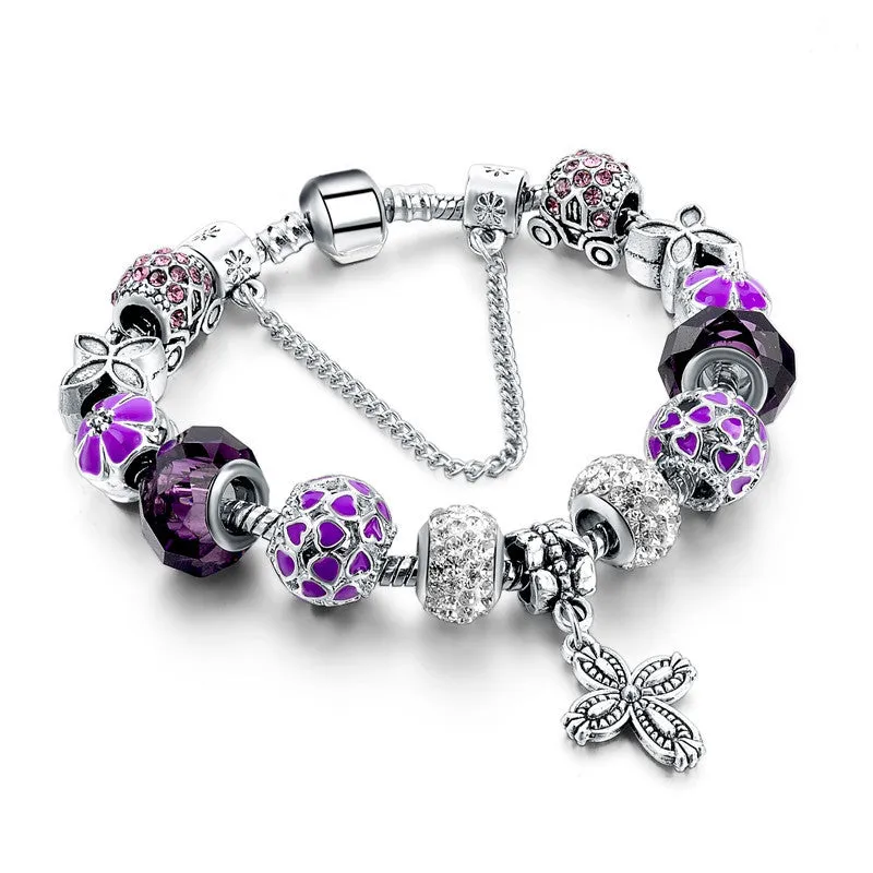 Crystal Charm Bracelet