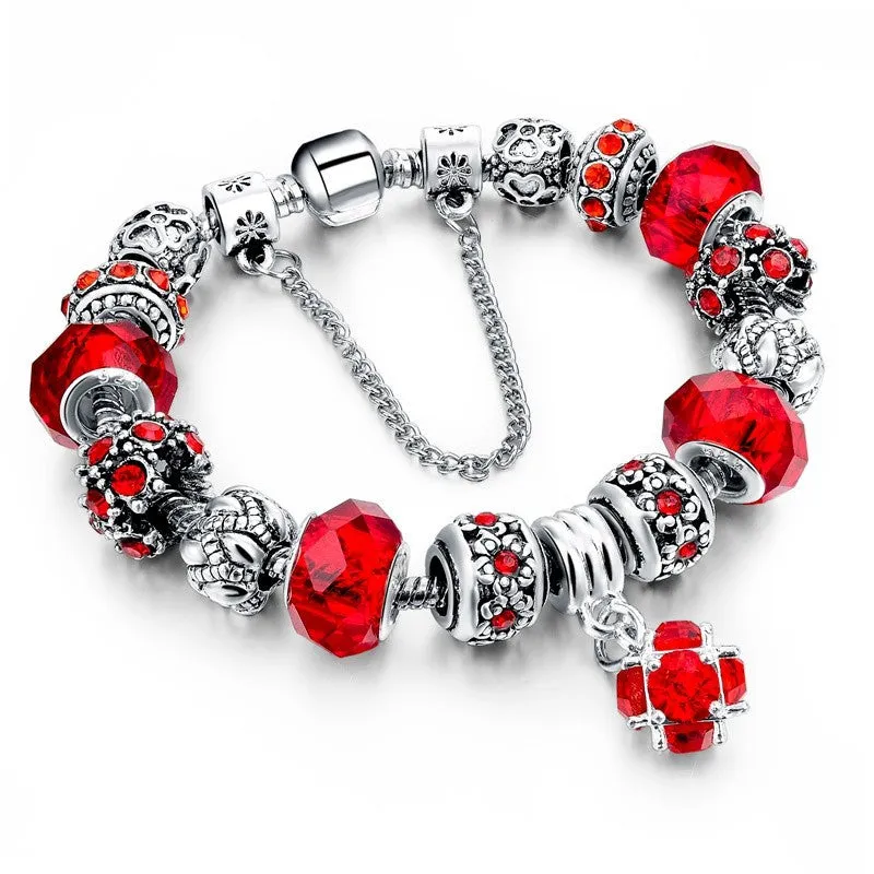 Crystal Charm Bracelet