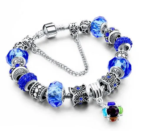 Crystal Charm Bracelet