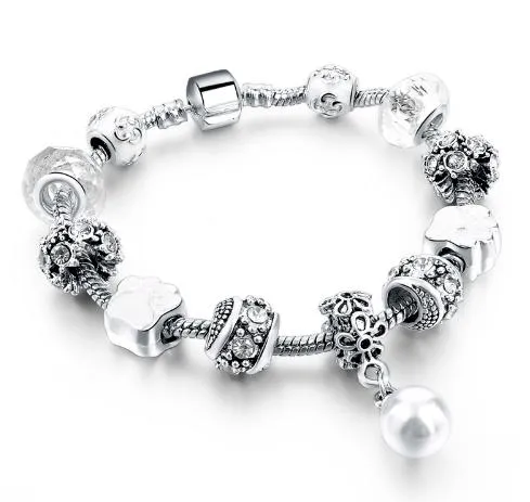 Crystal Charm Bracelet