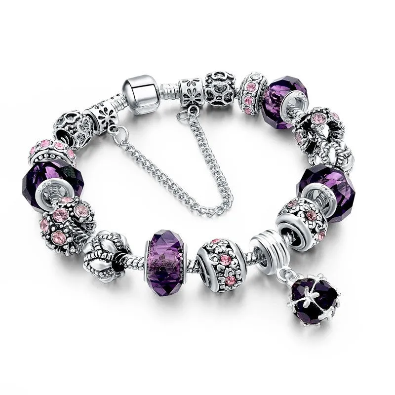 Crystal Charm Bracelet