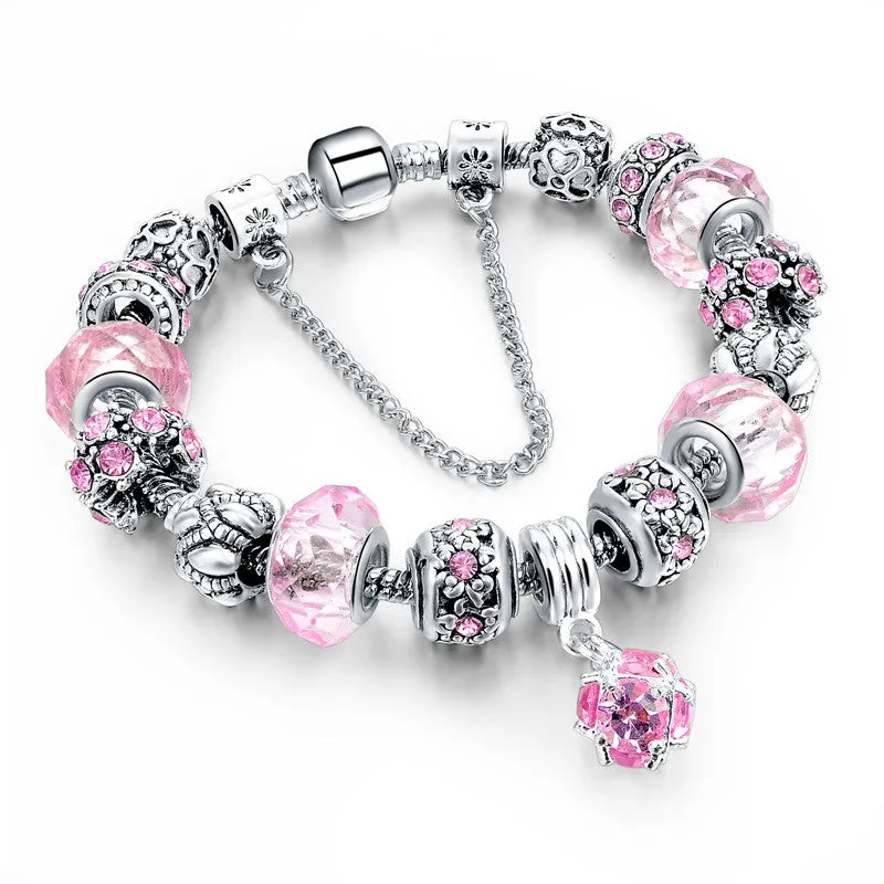 Crystal Charm Bracelet