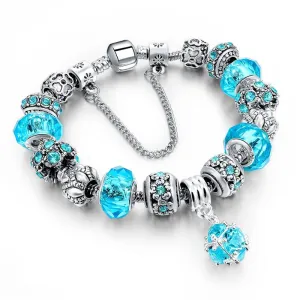 Crystal Charm Bracelet