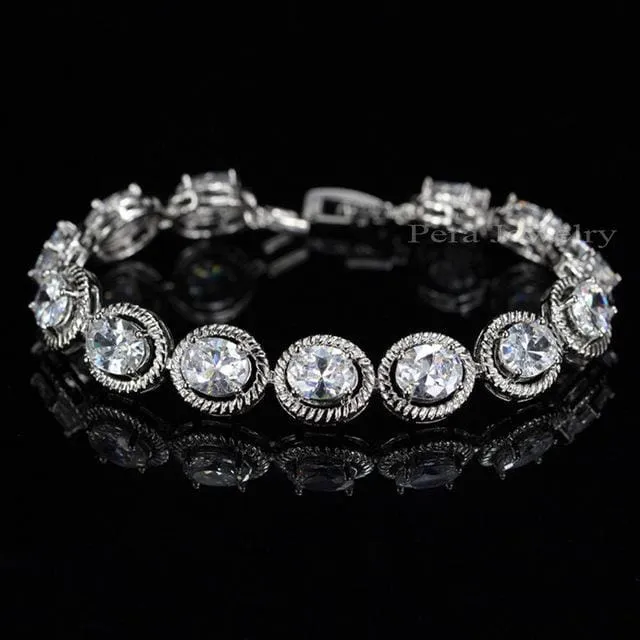 CZ Jewelry High Quality Women Bangle & Bracelet