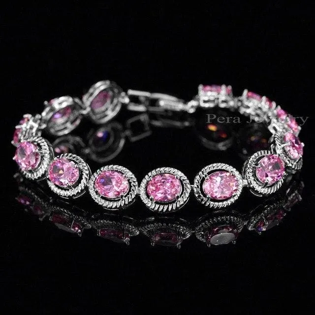 CZ Jewelry High Quality Women Bangle & Bracelet