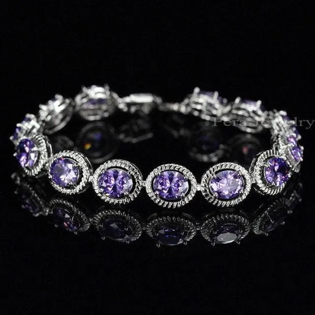 CZ Jewelry High Quality Women Bangle & Bracelet