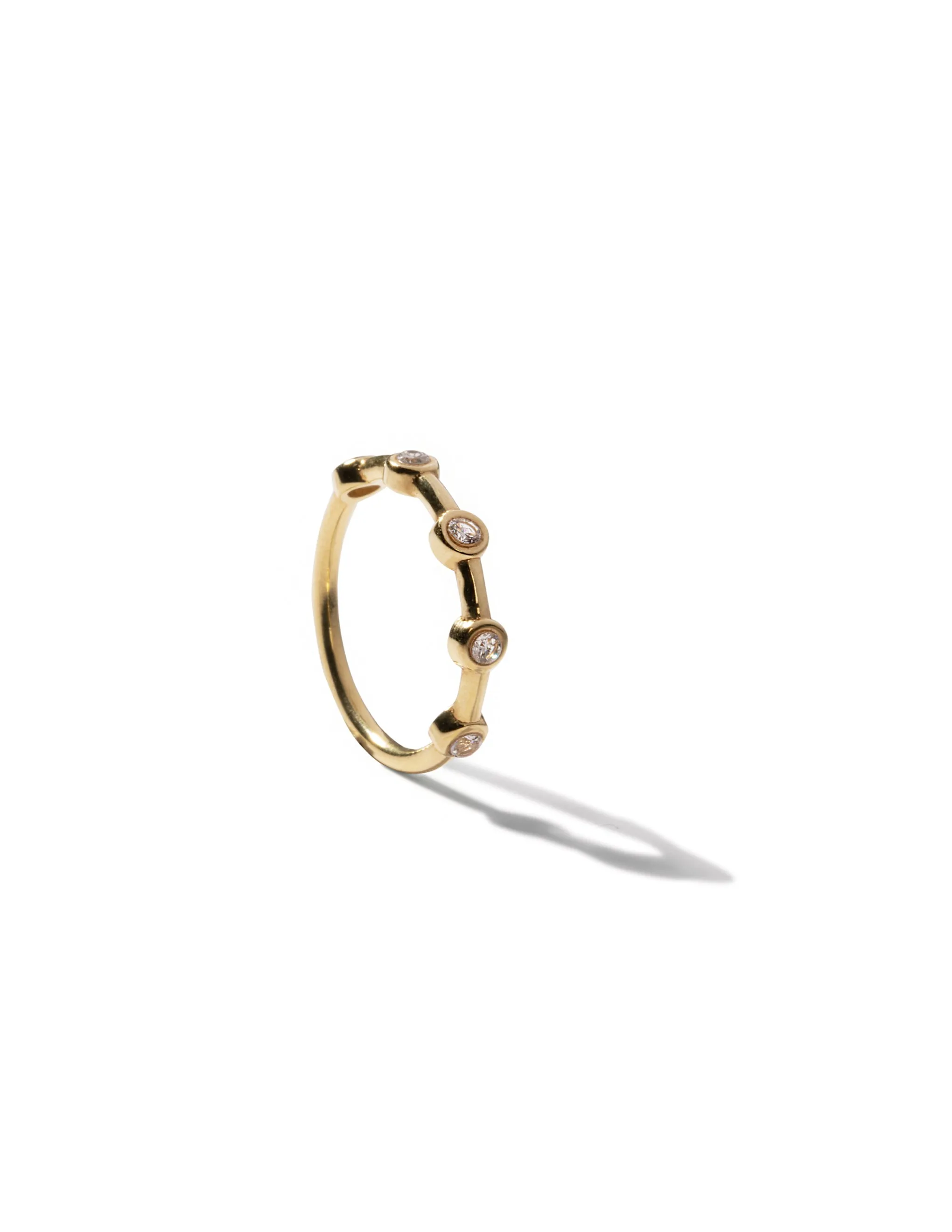 Demi Crystal Ring <br> Gold Vermeil