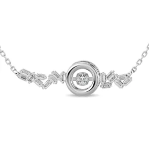 Diamond 1/8 Ct.Tw. Fashion Necklace in 10K White Gold