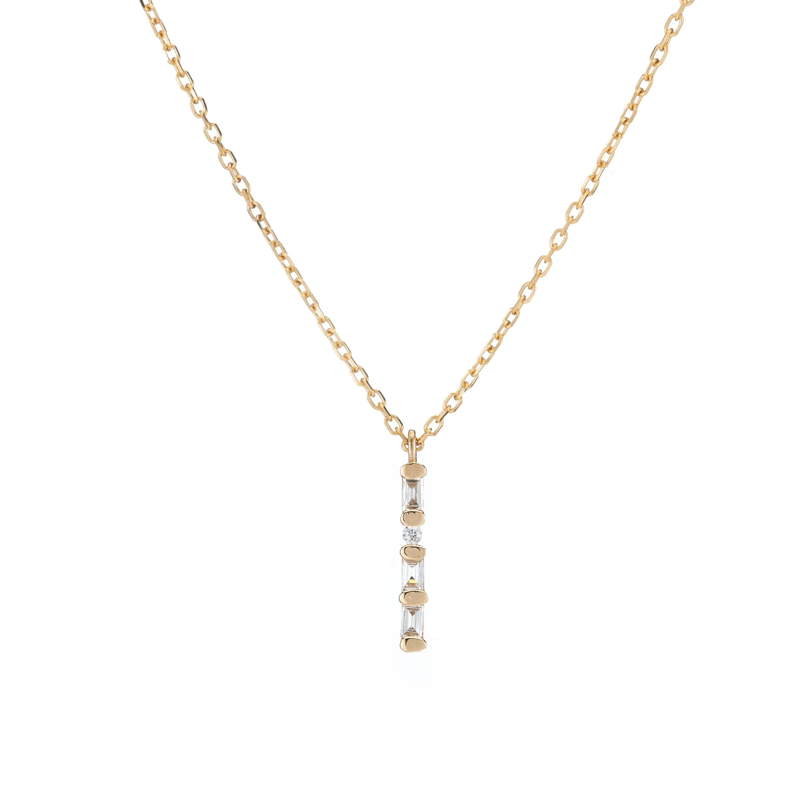 Diamond Solitude Necklace