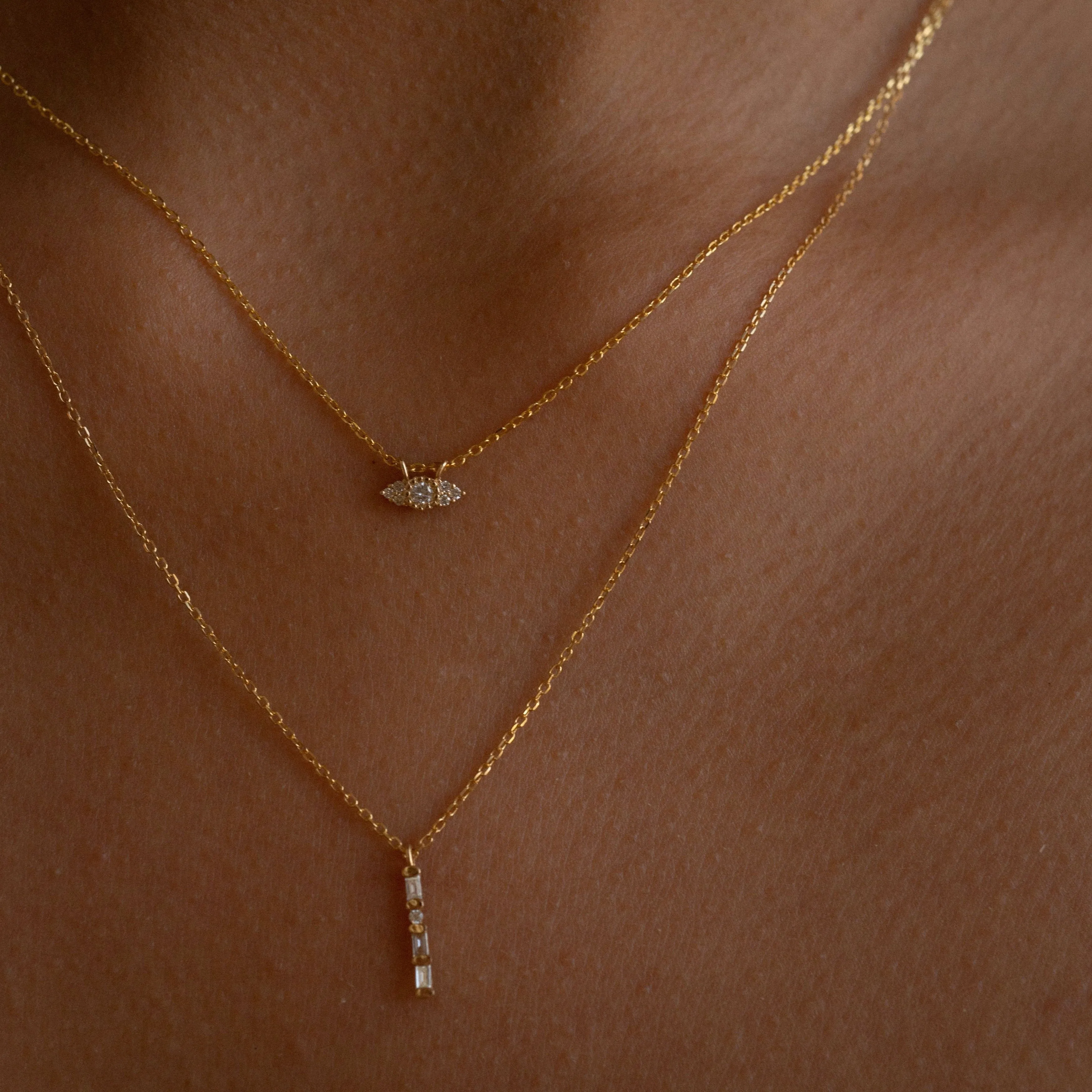 Diamond Solitude Necklace