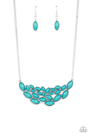 Eden Escape Blue Necklace - Paparazzi Accessories