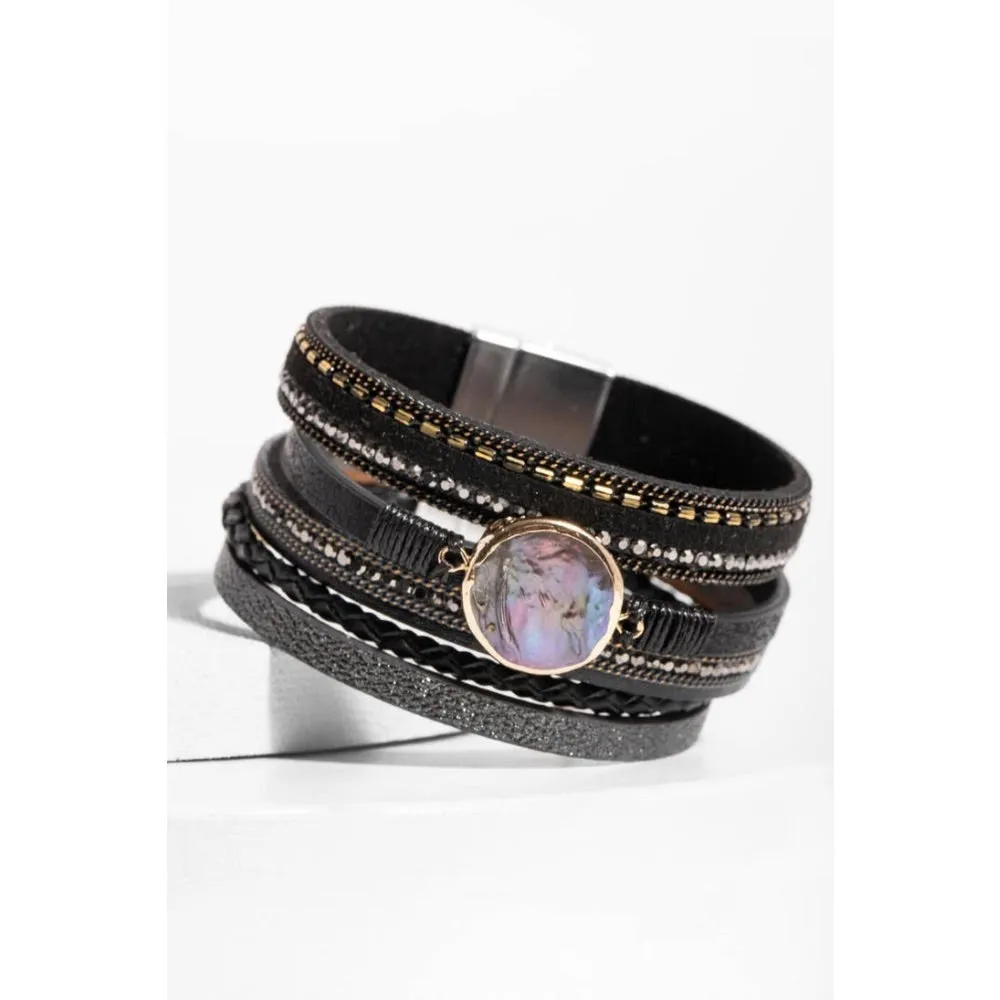 Elegant Purple Stone Bracelet