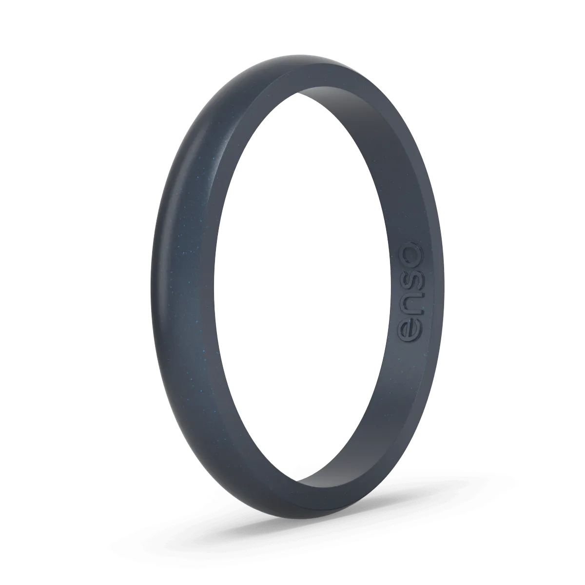 Elements Classic Halo Silicone Ring - Black Pearl