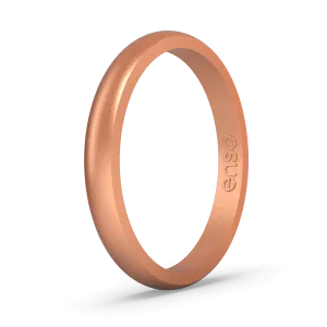 Elements Classic Halo Silicone Ring - Copper