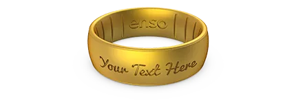 Elements Classic Silicone Ring - Gold