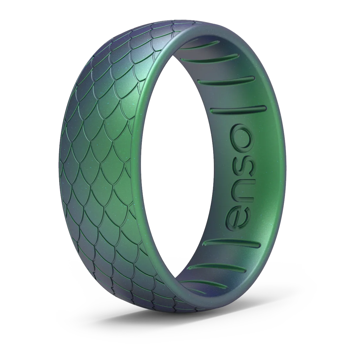 Etched Classic Silicone Ring - Dragon Scale