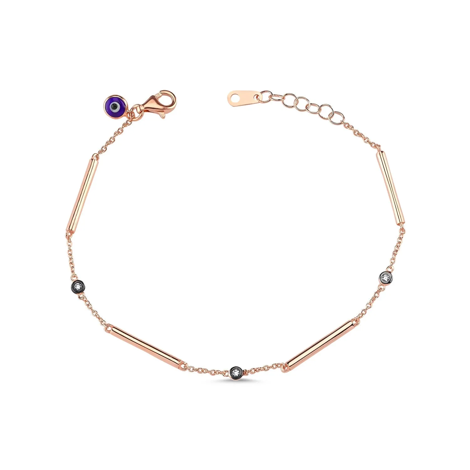 Gold-Filled Single Sticks and Stones Bracelet