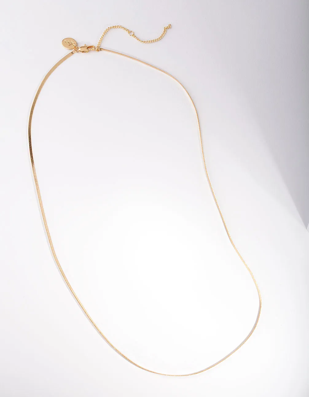 Gold Plated 60cm Fine Snake Chain Necklace