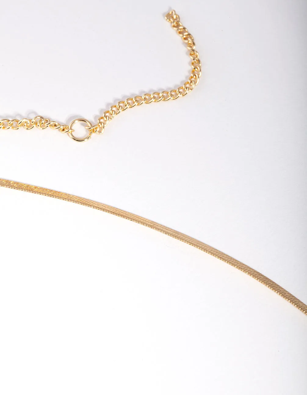 Gold Plated 60cm Fine Snake Chain Necklace