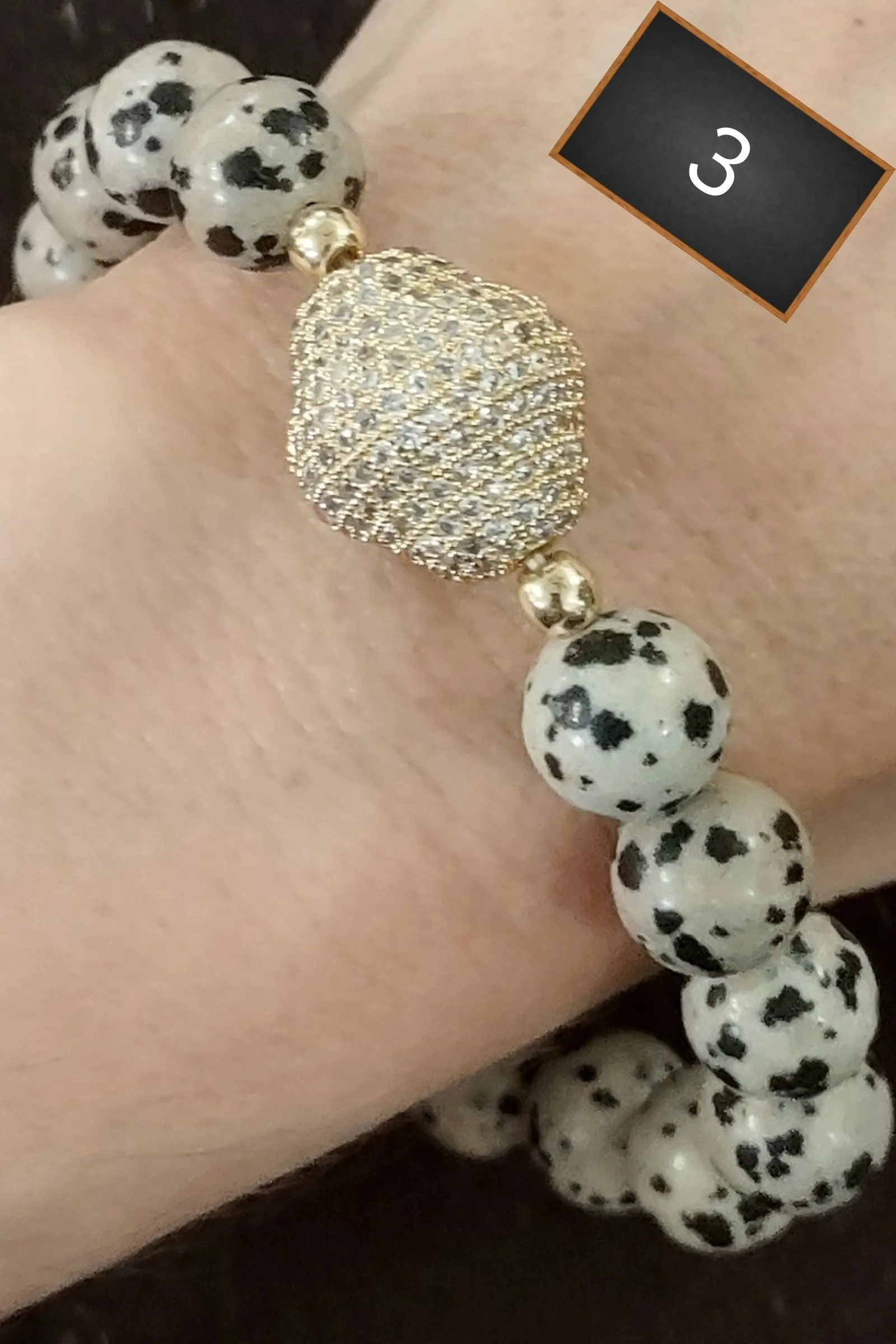 Julia Dalmatian Stretch Bracelets - 4 Styles