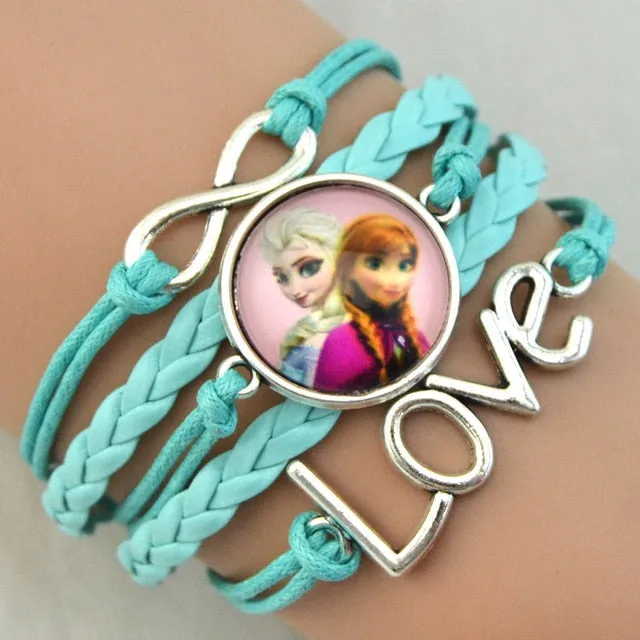 Kid Girls Heart Charm Bracelet