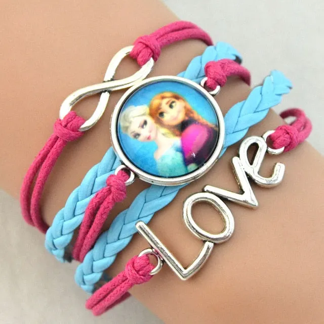 Kid Girls Heart Charm Bracelet