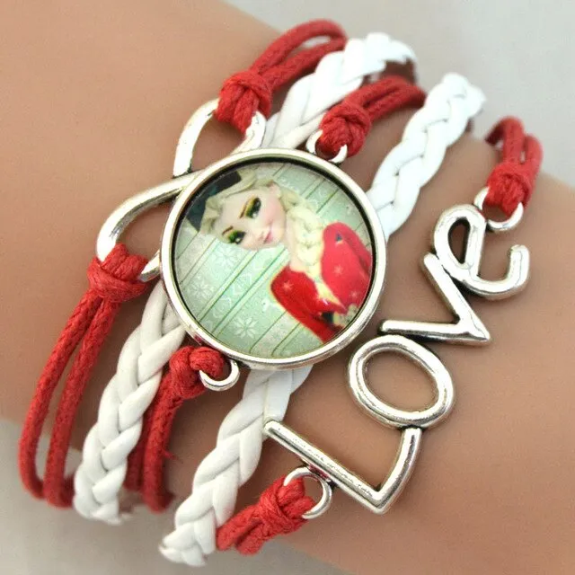 Kid Girls Heart Charm Bracelet