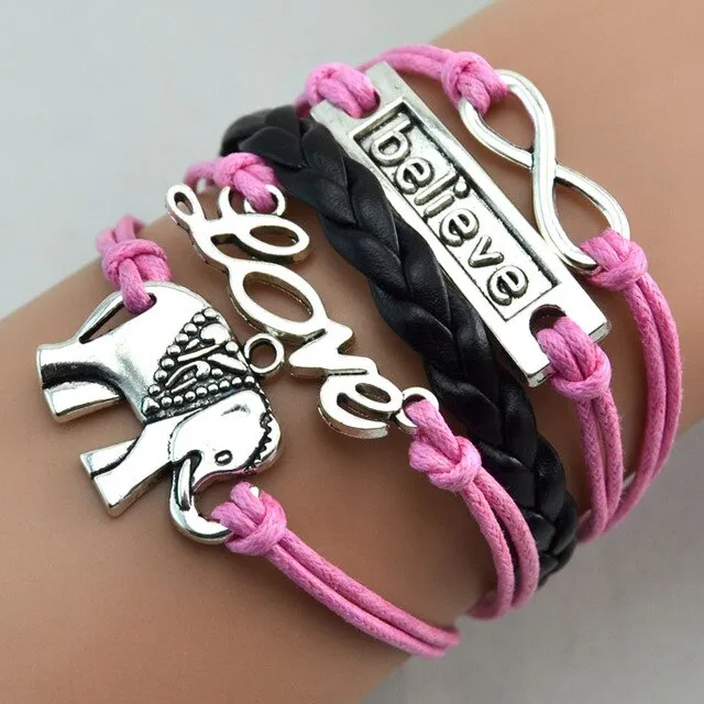 Kid Girls Heart Charm Bracelet