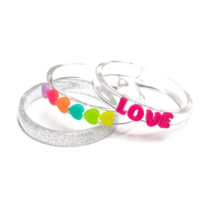 Lilies & Roses Bangles (Set of 3)