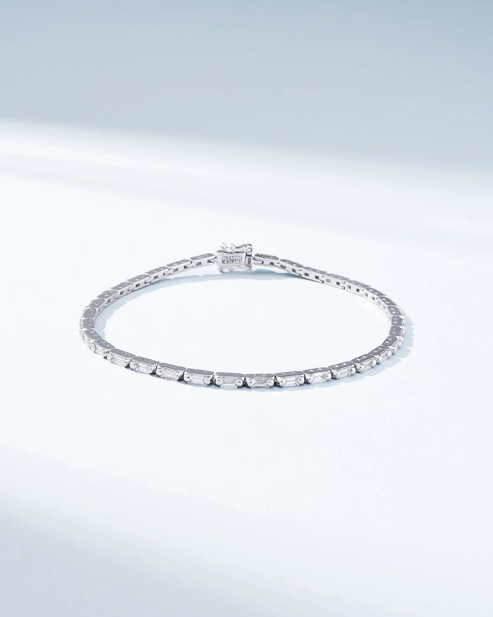 Linear Diamond Tennis Bracelet