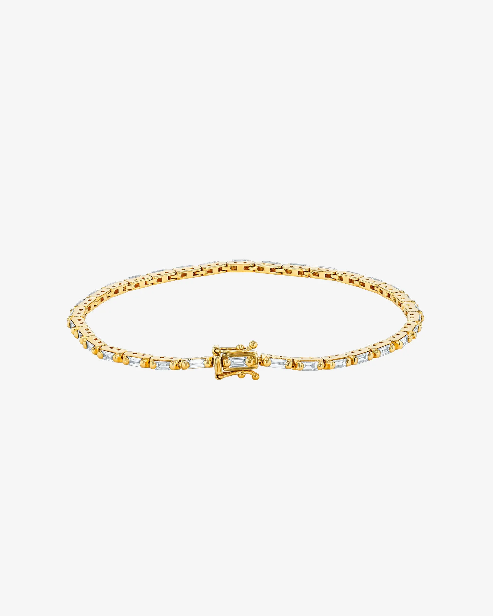 Linear Diamond Tennis Bracelet