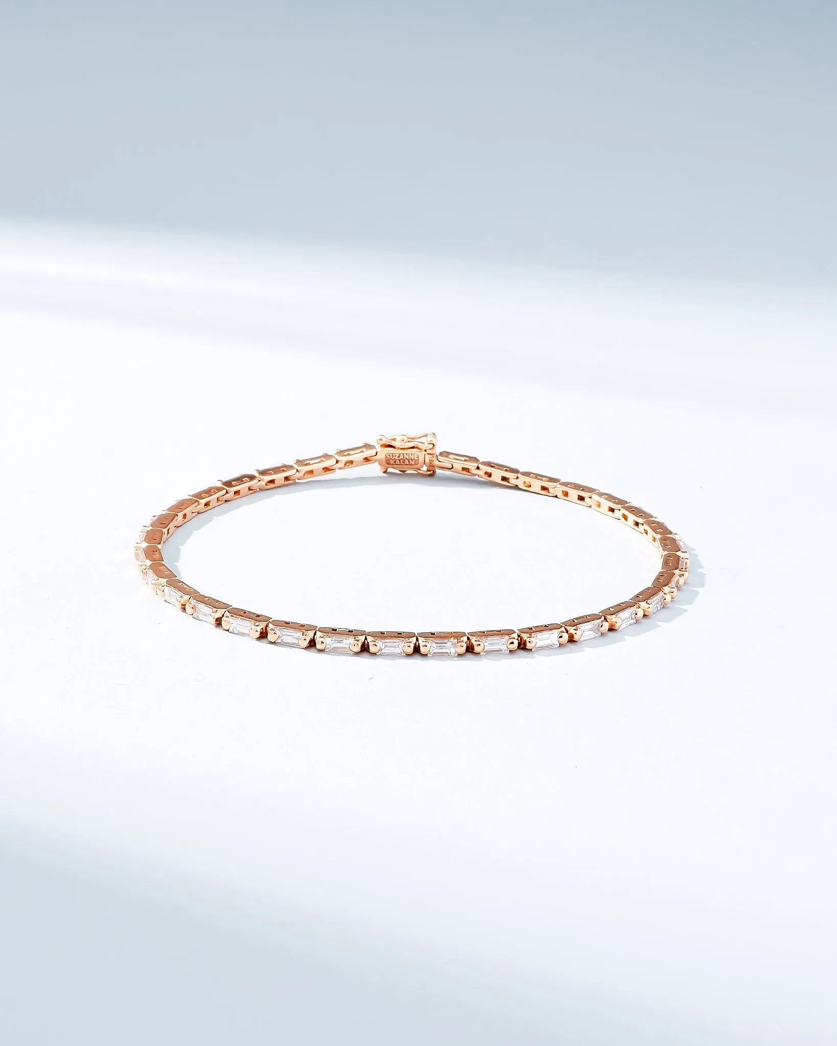 Linear Diamond Tennis Bracelet